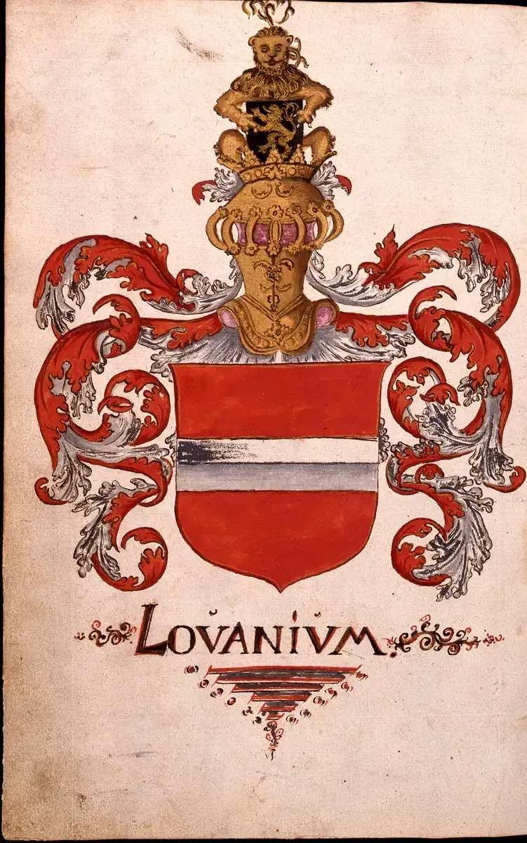 Wapenschild van Leuven in het Liber Boonen.