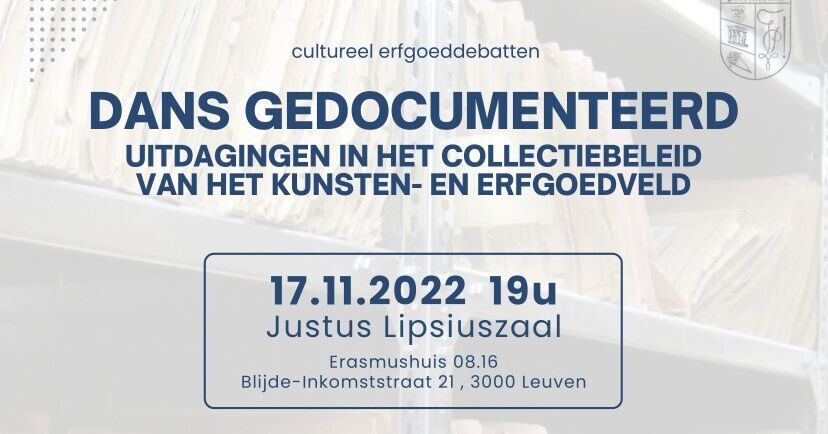 Cultureelerfgoeddebat 'Dans gedocumenteerd' | CEMPER